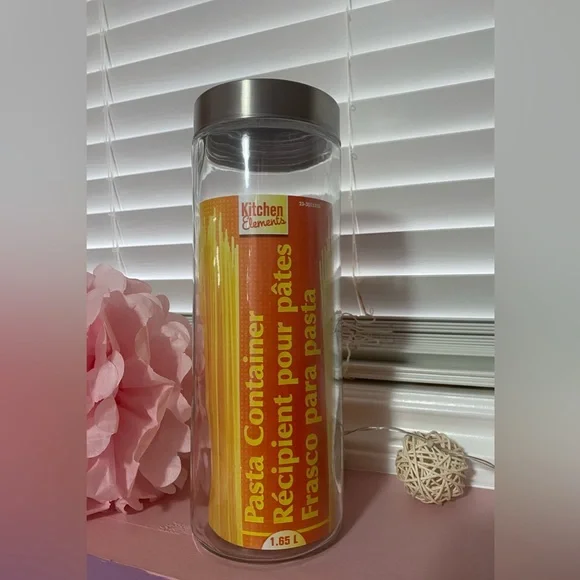 4 Kitchen Elements Containers Silver Glassware - Picture 2 of 6